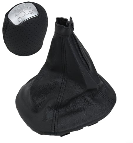 QOXEZY Soufflet de levier de vitesse en ABS et cuir pour IVECO Daily V VI 2008 2017 - Améliorez l'esthétique de votre voiture (6 vitesses)