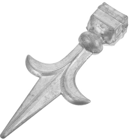 DOITOOL Terminali Per Recinzione Esterna in Metallo Puntelli Decorativi Per Recinzioni Da Giardino Coperture Per Pali Di Recinzione Terminali Per Pali Di Metallo Forniture Per Recinzioni