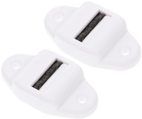 Holibanna 2pcs Curtain Accessories Belt Glider Guide Roller Shutter Belt Guide Blind Curtain Glider Guide Mini Belt Guide Window Curtains Shutter Belt Assembly White Plastic