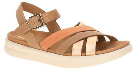 Geox Sandali da donna D XAND 2S B Wedge, beige/pesca, 42 EU