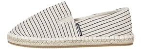 Jack & Jones Jfwregent Espadrille en Toile à Rayures pour Homme Ln, Marshmallow, Pointure 42