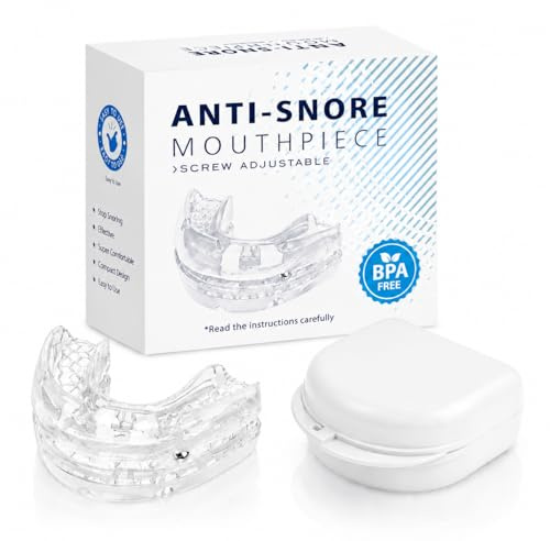 Schnarchstopper Anti Schnarch, Schnarchschiene Schnarchen tapón Tope para ronquido (Translucent White)