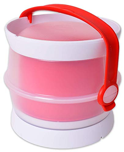 TE-Trend Wassernapf für Hunde unterwegs Hundefutterbox Fressnapf für unterwegs Hund Reisenapf 5-teilig Mehrfarbig