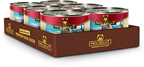 Wolfsblut - Blue Mountain - 6 x 200 g - Wildfleisch - Nassfutter - Hundefutter - Getreidefrei
