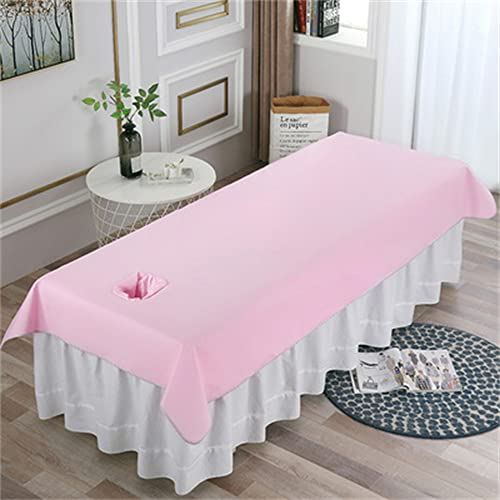 Professionellt schönheitmassage, spa soffa-abdeckung enfärgat massageläckage andas massagelägen lakan ren färg massagelägen bettlaken formassagebord Formassagebord och Spa's-K 47 x 87 tum (120 x 220 cm)