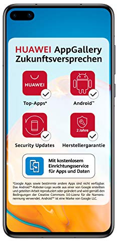 Huawei P40 - Smartphone 5G 8GB 128GB Dual Sim Black (Reacondicionado)