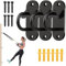 Anclaje de Suspensión 3pcs, Entrenamiento en suspensión Techo Fijación para Cualquier Modelo de Soporte para Montaje en Pared/Techo el Gimnasio Home Cintas de Suspensión Fitness Yoga Training
