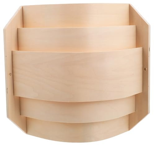 Alipis Pantalla De Madera Delgada Para Luz De Sauna Diseño De Ángulo Recto Para Esquina Cubierta Decorativa Resistente Altas Temperaturas Iluminación Suave Ahorro De Espacio Para Habitaci