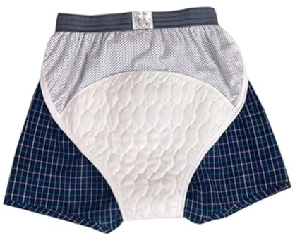 Amagogo Pañal de tela para adultos, lavable, suave, protector, cómodo, a prueba de fugas, para mayores, ropa interior para incontinencia, Xxl