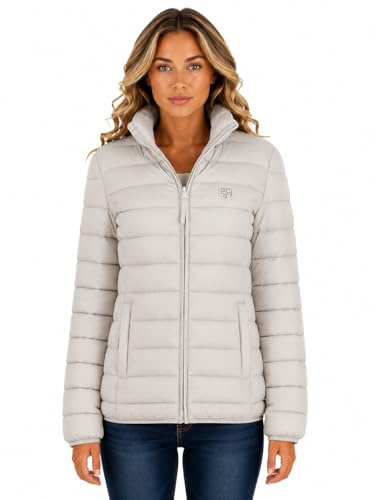 Geographical Norway Atikotal Lady Basic chaqueta mujer acolchada ligera bolsillos laterales parche pecho bandera manga estilo casual urbano invierno