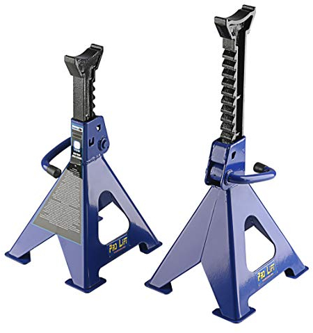 Pro-Lift-Werkzeuge - Juego de caballete de apoyo de 3 toneladas, altura 292-425 mm