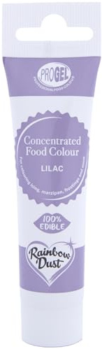 Colorant alimentaire professionnel Rainbow Dust ProGel, lilas 25 g