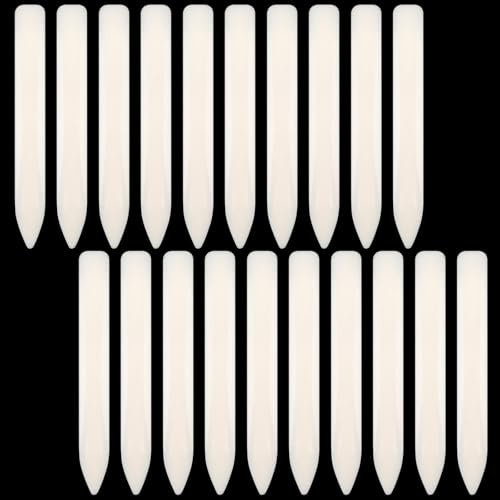 8 Pack Plastic Bone Folder Crafts Scoring Folding Creasing Paper Crafting Scrapbooking Tool for Paper Leathercrafts Bookbinding and Card Making Handmade, 8 Inch