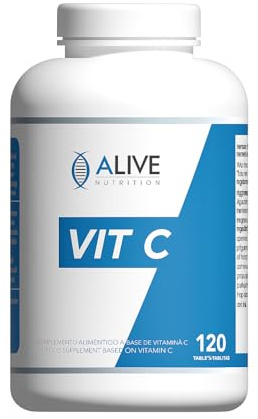 Vitamin C 1000mg. Hjälp ditt immunförsvar och ditt försvar. Flaska med 120 kapslar. Vitamintillskott. Vitaminer mot trötthet. C-Vitamins. Vitamin C 1000mg Tabletter. Vitamins.