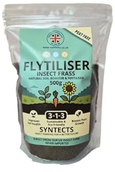 Flytiliser Insect Frass 500g – Premium Organic Fertiliser | Black Soldier Fly Frass