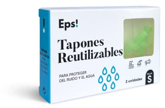 Tapón Reutilizable (talla S) 2 unidades