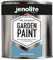 JENOLITE Garden Paint Chalky Blue - Ideal for Garden Furniture & Ornaments - use on wood, metal, plastic, stone, ceramic - 1 Litre (PANTONE 644U)