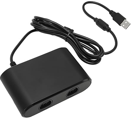 Per Adattatore Controller N64 Per Switch PC, Convertitore Controller di Gioco Due Per Controller N64 Per Switch o PC Supporti Per HOME Per TURBO 2 in 1 Gamepad Adapter