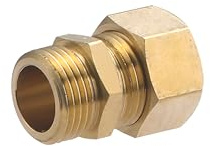 Raccord joint mixte (a Visser) pour Tube Cuivre Ø10 - Mâle 12x17 (3/8) NOYON & THIEBAULT