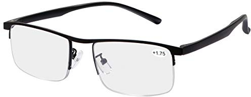 Progressive Multifocus Computer Reading Glasses Blue Light Blocking Titanium Alloy Bendable Multifocal Readers Multi Focus No Line Eyeglasses Eyewear Anti Glare Eye Strain Ultralight for Men and Women