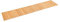 PANA®ECO Bambus Küchenläufer • Holz Küchenteppich für Flur • Teppich waschbar & rutschfest • Läufer 100% Bambus • Nachhaltig • Farbe: Natur • Größe: 50 x 240 cm