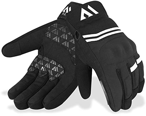 WFX Premium Motorbike Gloves Heavy Duty Winter sports Full Finger Motorcycle Gloves Windproof Touch Screen for Road Racing, Motocross, Cycling and Outdoor Sports