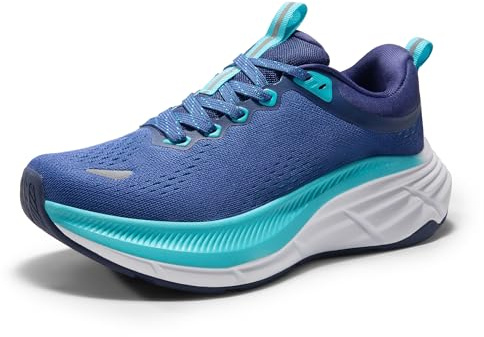NORTIV 8 Women's Walking Shoes Cushion Comfortable ActiveBreeze Running Tennis Shoes Non-Slip Workout Gym Sports Athletic Breathable Fashion Sneakers,Size 9.5,Blue,SNWS248W