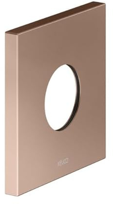 KEUCO 59553290092 Wall Rosette for Thermostatic Fitting Flush-Mounted Square Brushed Rose Gold
