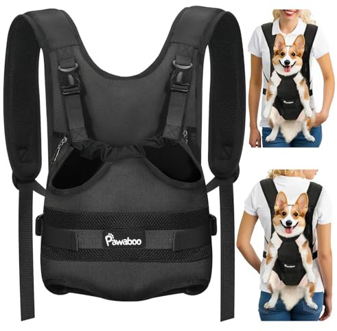 Pawaboo Sacs à Dos Porte-Animal Avant pour Chiens Petits et Moyens