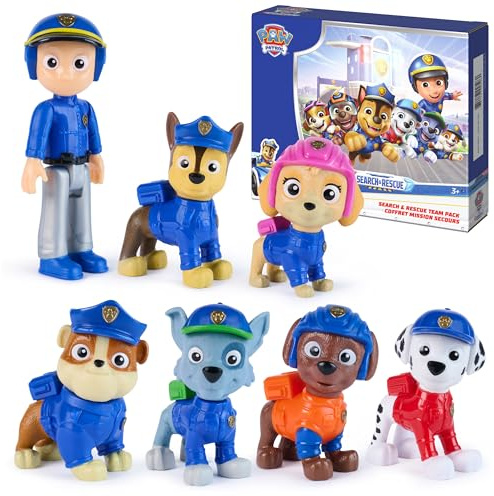 Paw Patrol Search & Rescue Team Pack with 7 Collectible Figures