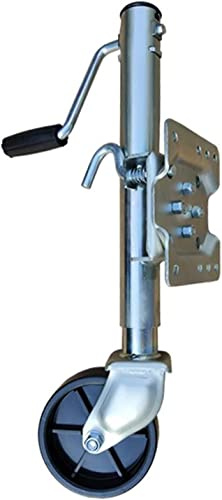 ntumLeap Jack with Wheels Boat Trailer Jack with 6''Wheel,1200Lb Capacity,10In Lift,Bolt-On Swivel Tongue Jack,Heavy-Duty Trailer Jockey Wheel,10''Journey
