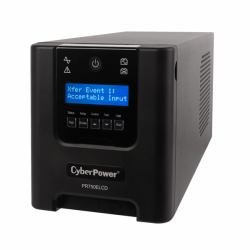 CyberPower PR750ELCD - USV/LineInteractive UPS 750VA/675W /Sinewave PFC Compatible AVR GreenPower Energy Saving Technology LCD USB ManagementSW SNMP Slot