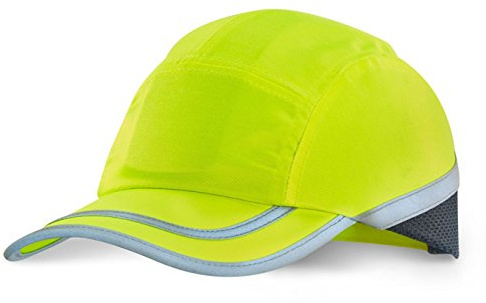 Lemming Anstoßkappe Hi-Vis Warnschutzkappe Basecap mit Schutzschalle innen Kopfschutz Anstosskappen - bietet Kopfschutz ersetzt Aber keinen Arbeitsschutzhelm Schutzhelm oder Bauhelm (warngelb)