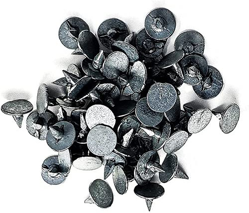 BillyOh Galvanised Roof Shed Felt Clout Head Nails Roofing Felt Nails (50, 10mm)