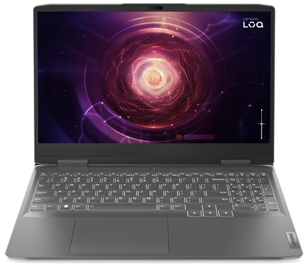 Lenovo LOQ 3 Gaming Laptop | 15,6 Full HD Display | 144Hz | AMD Ryzen 5 7640HS | 16GB RAM | 512GB SSD | NVIDIA GeForce RTX 3050 | Win11 Home | QWERTZ | grau | 3 Monate Premium Care