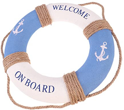 Ciieeo 1 bouée de sauvetage en mousse à suspendre 50 cm