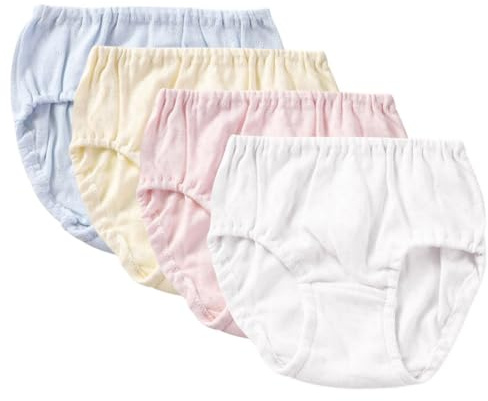 AOOPOO Confezione da 4 Pannolini Impermeabili per l'apprendimento del Bambino, Pannolini in Cotone Traspiranti per l'addestramento, Pannolini per l'addestramento alla Toilette e al vasino