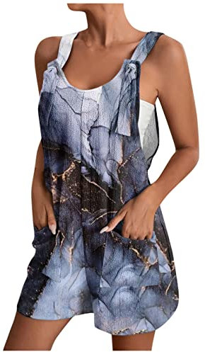 Rosennie Blitzangebote des Tages Trainingsanzug Damen Buisnesskleidung Frauen Jumpsuit Damen Sommer Lang Arbeitslatzhose Damen Cider Kleidung Damen (Marine, XXL)