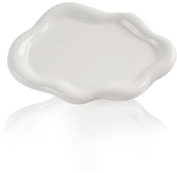 YYUEZHI Oggetti Decorativi Per La Casa Vassoio Per Gioielli In Ceramica Nuvola Bianca Festa Della Mamma, Natale, Regali Di Compleanno Per Le Donne Adatto Per Collane, Anelli, Chiavi