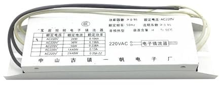 AXTGBHL H Tube Dedicated Electronic Ballasts Universal 24W 36W 40W 55W Fluorescent Lamp Rectifier AC220V 1 Output 2G11(36-55W Universal)
