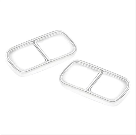 Cola De Escape Embellecedor Decorativo para Salida De Tubo De Escape De Silenciador De Cola De Coche F01 Serie 7 730I 740I 750I 760I 2009 2010 2011-2014 Escape Acero Inoxidable