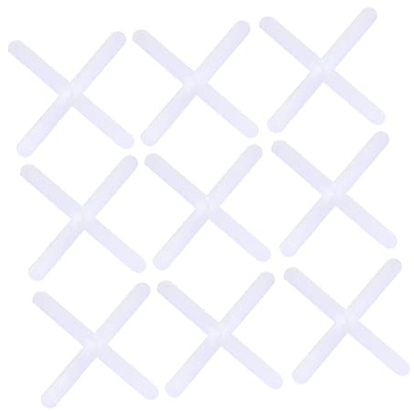 DIYEAH 2000pcs Tile Laying Tools Tile Cross Spacers Pe Material Ceramic Tiler Grout Spacer for Tiling Ceramic Wall Floor