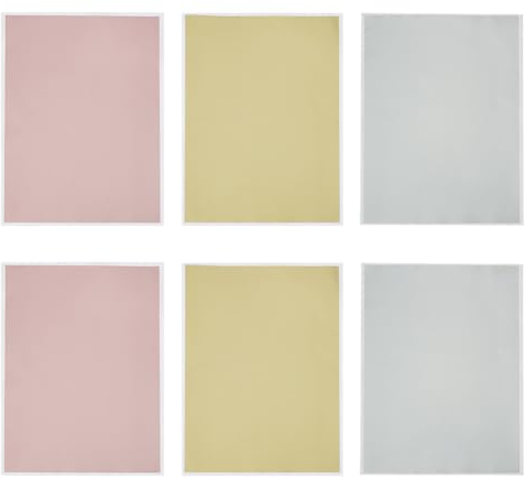 FINGERINSPIRE 6 Blatt Rubbellos Selbst 211x277 mm Aufkleber zum Rubbeln Silber Gold Rosa Scratch Off Label Stickers Rubbelfolie Passwort Aufkleber Rubbellose für Schwangerschaft Hochzeit Verkünden