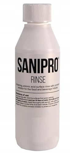 SaniPro Rinse 250 ml – Star San Alternative – sterilisator, för sterilisering av bryggtillbehör, flaskrengöring