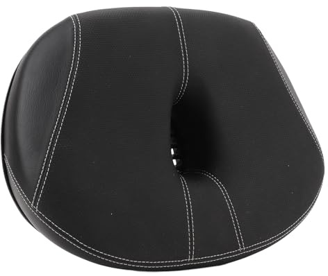 Noseless bred cykelsits, ersättning, förtjockad, ihålig, stötdämpande cykelsadel för män och kvinnor, mountainbike i staden (BLACK)
