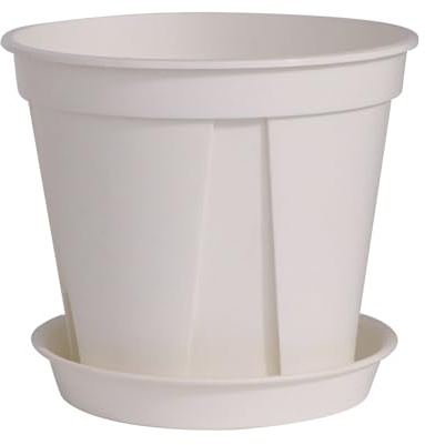 Pots de pépinière | Récipient de culture de 10 litres avec trous de drainage – pour jardin, serre, balcon, terrasse, cactus, légumes, orchidée