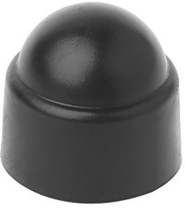 Gwxevce 10Pcs M6 M8 M10 M12 Schraubenmutter Kuppelschutzkappenabdeckungen Freiliegender Sechskant Kunststoff Schwarz