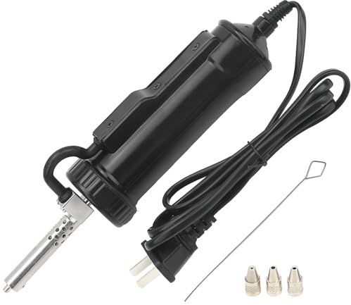 Electric Solder Sucker 30W Desoldering Pump with Three Nozzles US Plug AC110V