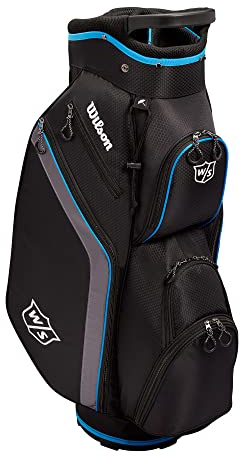 Wilson Golftasche Lite Cart Bag - Black/Charcoal/Blue