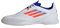 adidas Unisex F50 League Football Boots Indoor Fußballschuhe, Cloud White/Solar Red/Lucid Blue, 46 EU